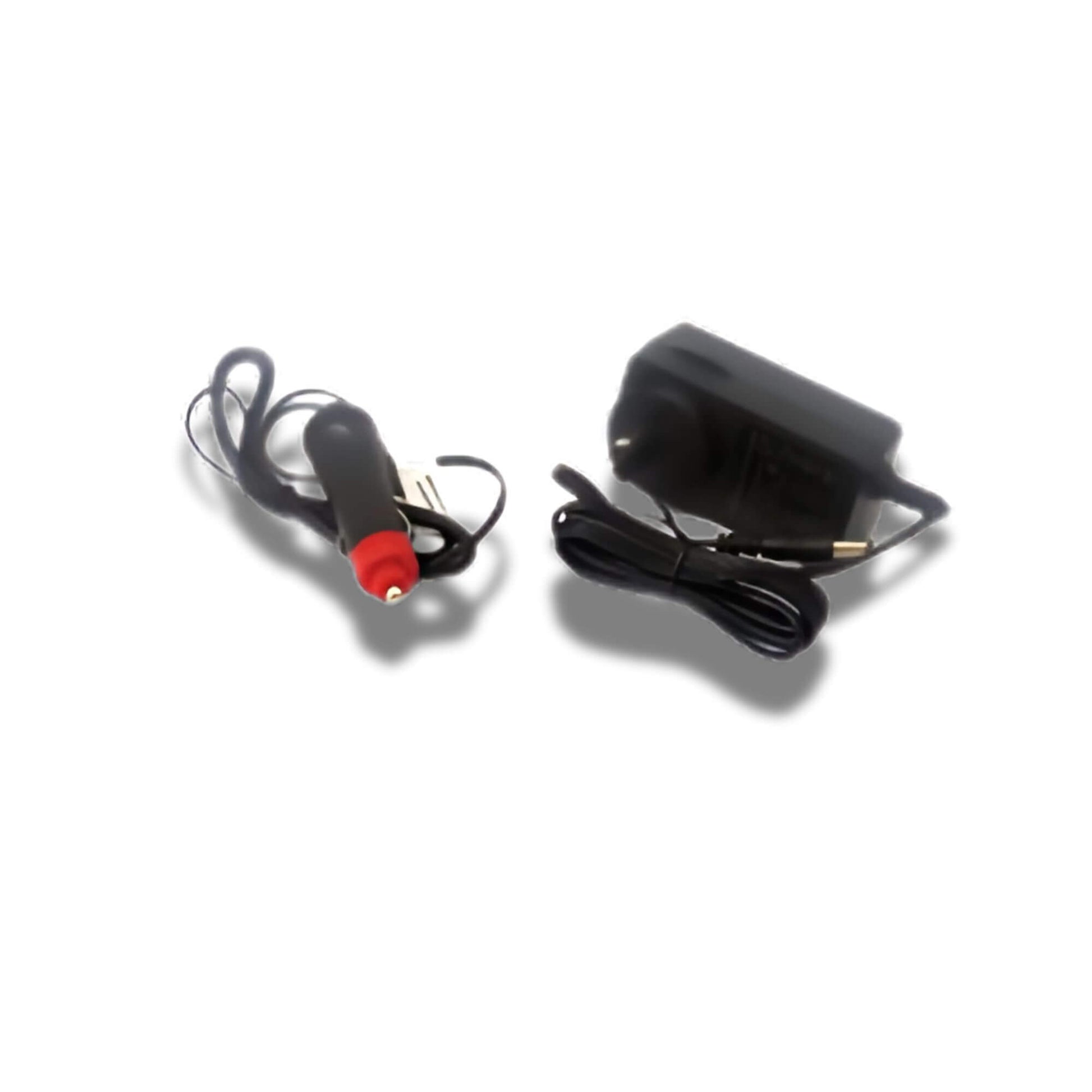 Two electronic components on a white background