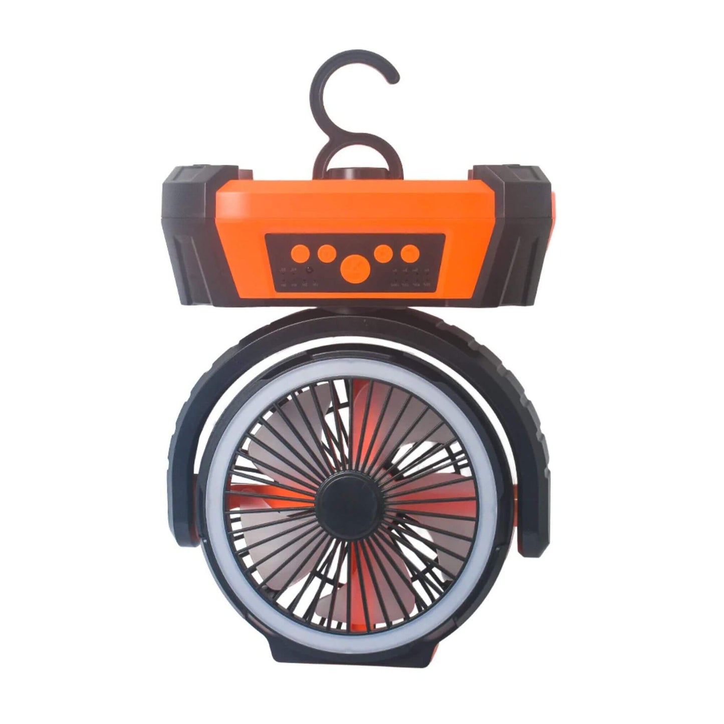 Fantastic ultimate portable rechargeable fan with LED light and remote control for camping and caravans