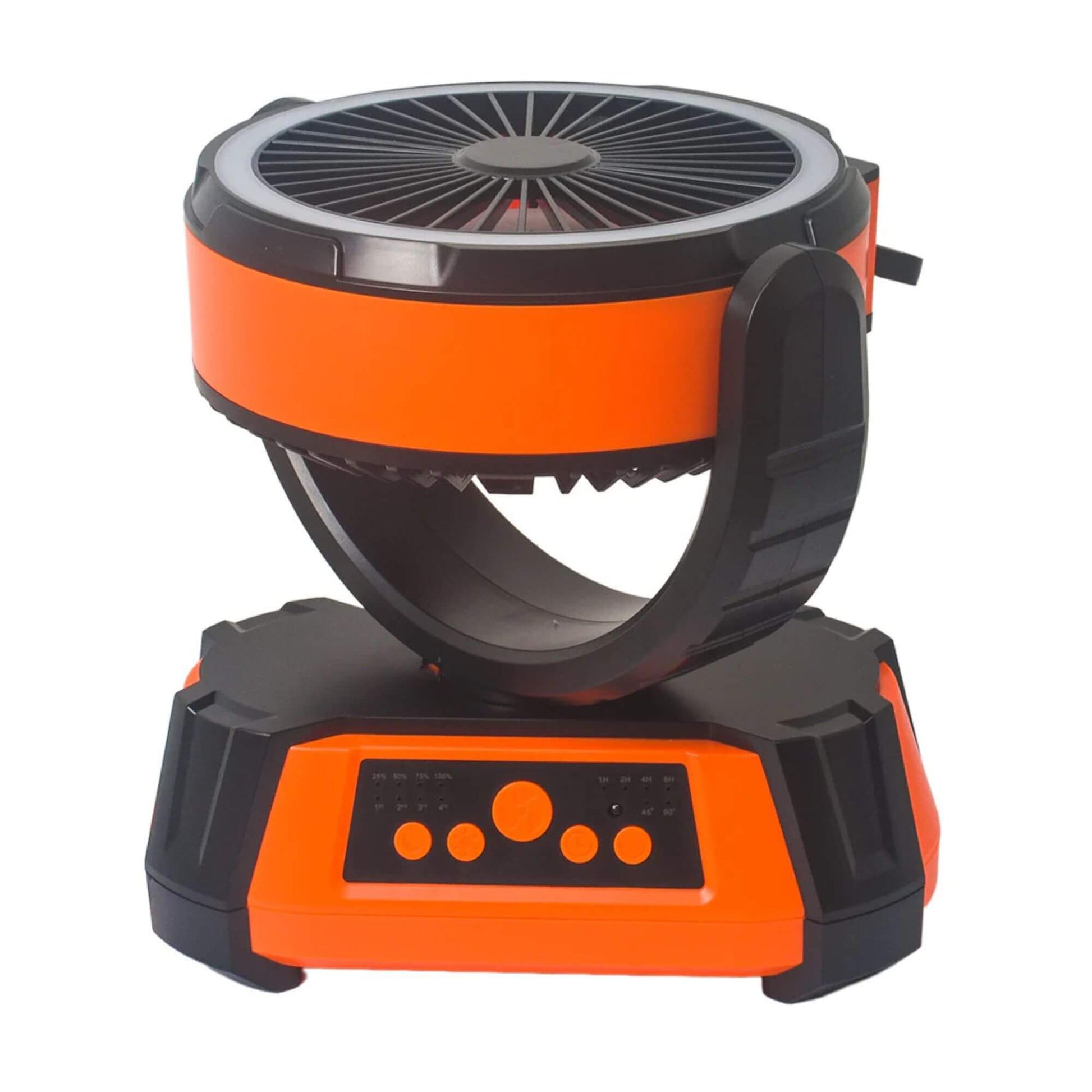 Fantastic ultimate portable rechargeable fan with LED light and remote control for camping and caravans