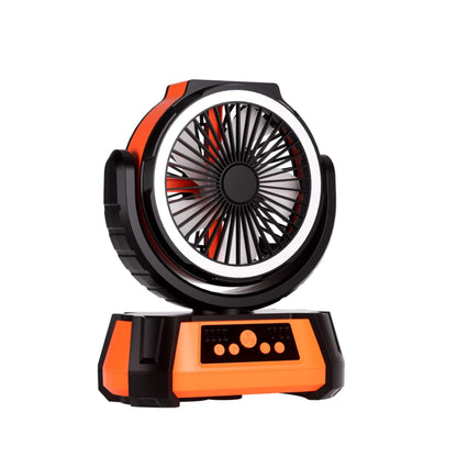 Fantastic ultimate portable rechargeable fan with LED light and remote control for camping and caravans