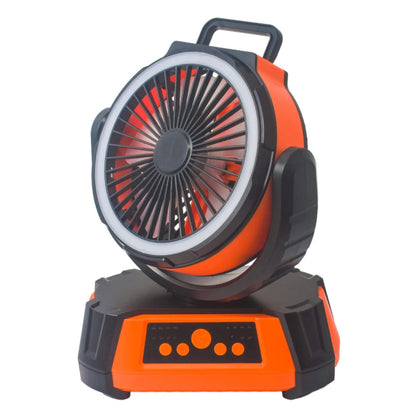 Fantastic ultimate portable rechargeable fan with LED light and remote control for camping and caravans