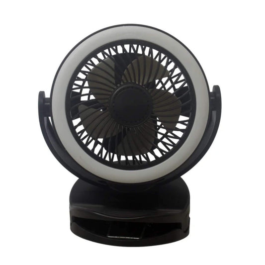 Fantastic rechargeable clip-on fan with LED light