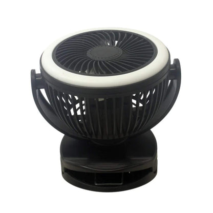 Fantastic rechargeable clip-on fan with LED light