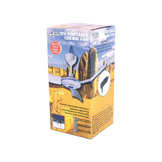 Portable 12V ceiling fan
