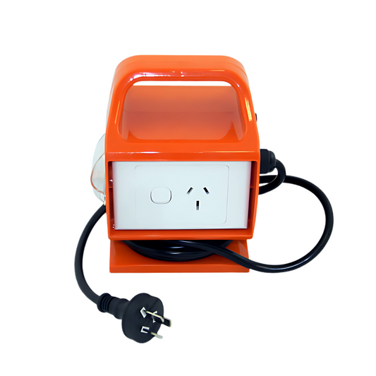 15A to 10A caravan power adaptor with RCD protection and circuit breaker