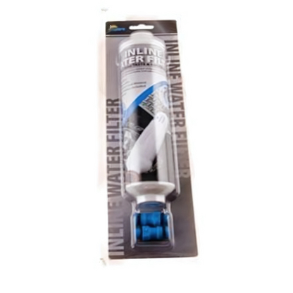 Explore WF42 Inline Water Filter for caravans, boats, campers with fittings