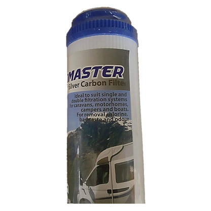 RV Flomaster Granular Silver Carbon Filter Cartridge