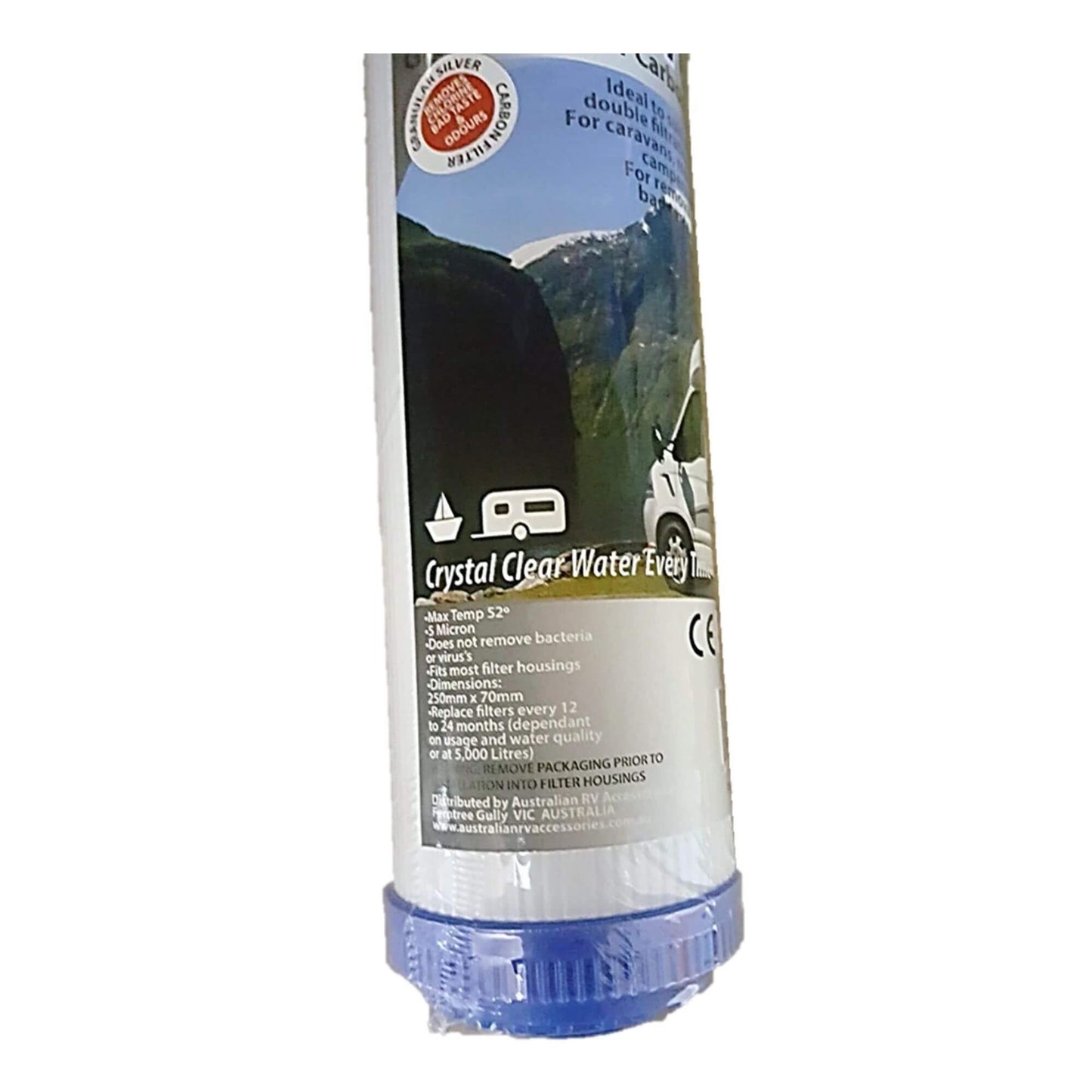 RV Flomaster Granular Silver Carbon Filter Cartridge