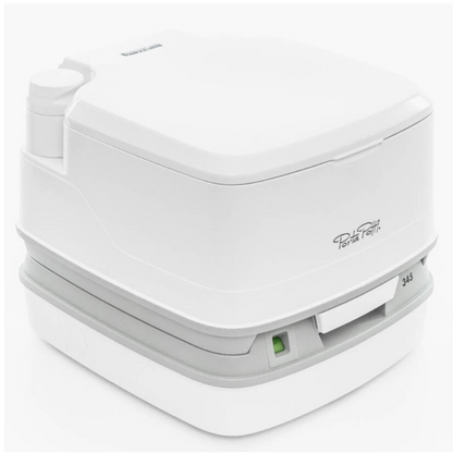 Thetford Porta Potti Qube 345 – Compact Medium Portable Toilet with Level Indicator