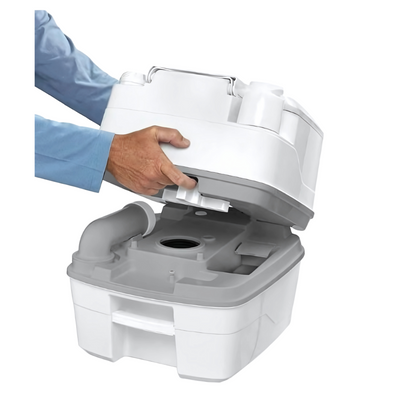 Thetford Porta Potti Qube 345 – Compact Medium Portable Toilet with Level Indicator
