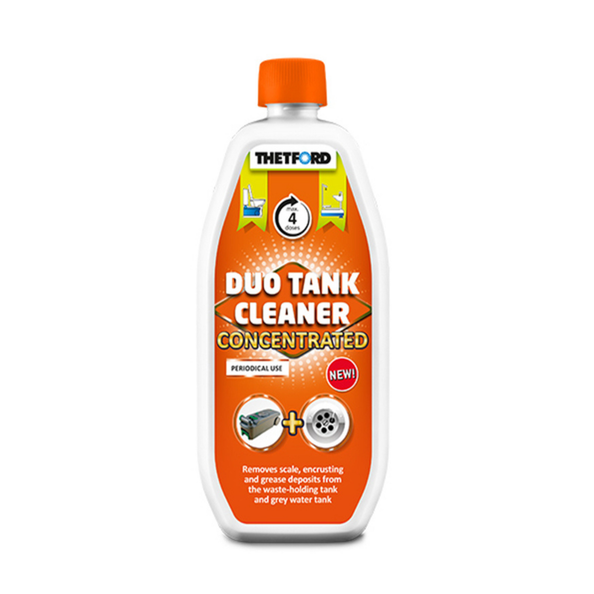 Thetford Duo Tank Cleaner Concentrated 800ml for RV grey and waste water tanks