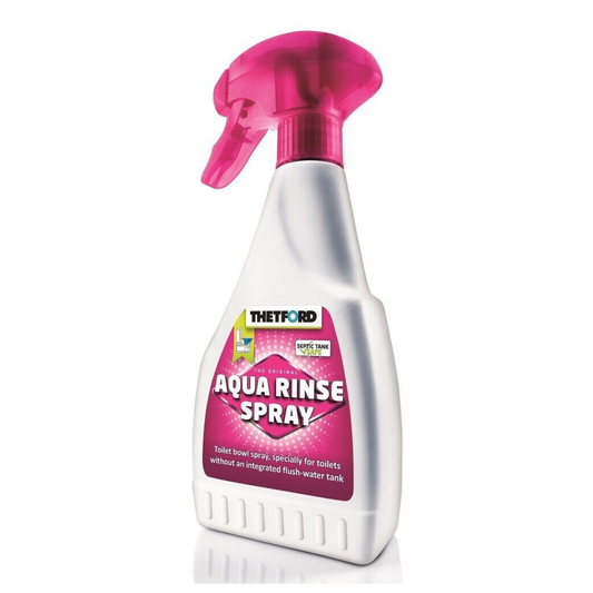 Thetford Aqua Rinse Spray bottle for cleaning and freshening caravan toilets