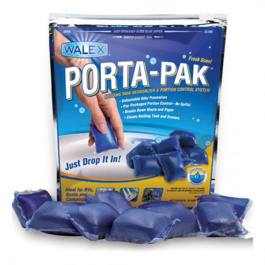 Walex Porta-Pak Express Toilet Holding Tank Deodorizer Blue for RV and caravan waste tanks