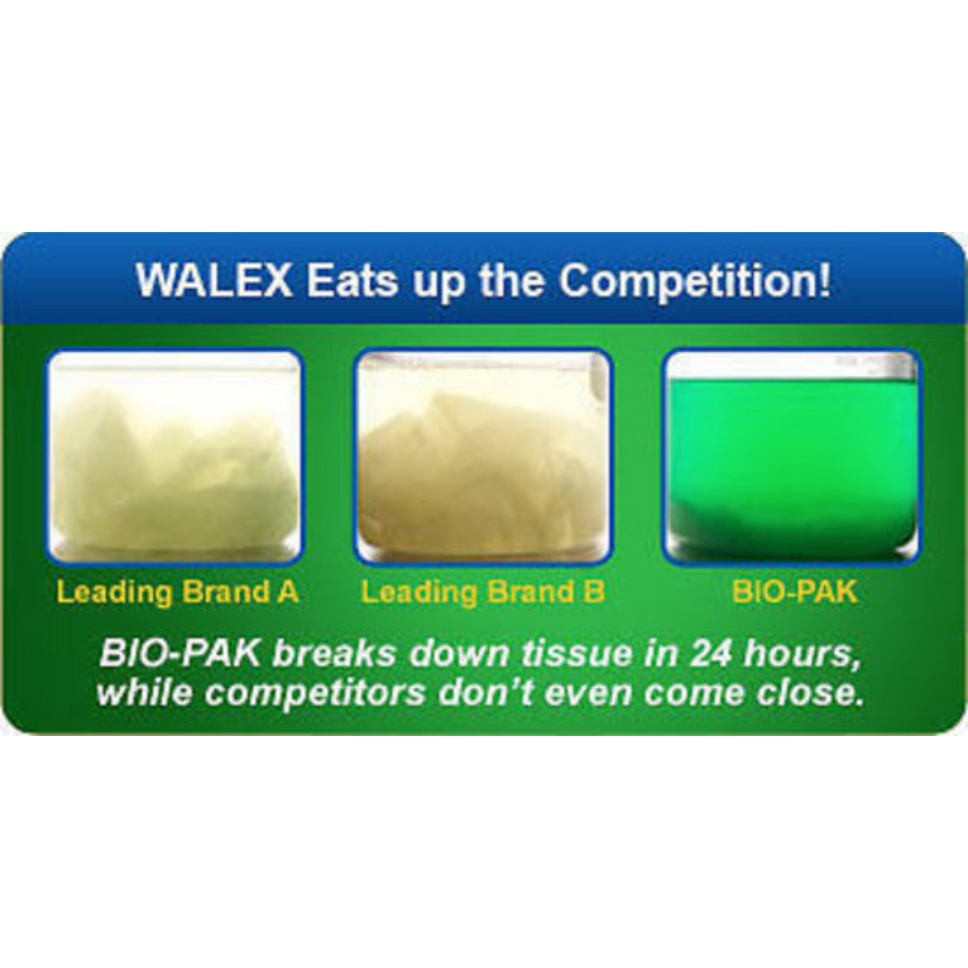 Walex Porta-Pak Express Toilet Holding Tank Deodorizer Blue for RV and caravan waste tanks