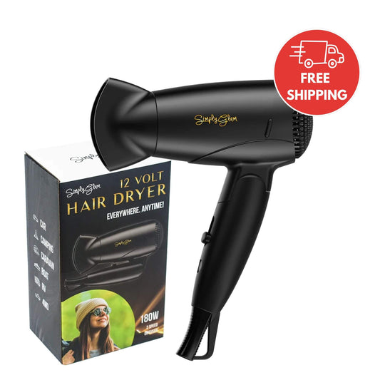 Simply Glam 12V Portable Hair Dryer