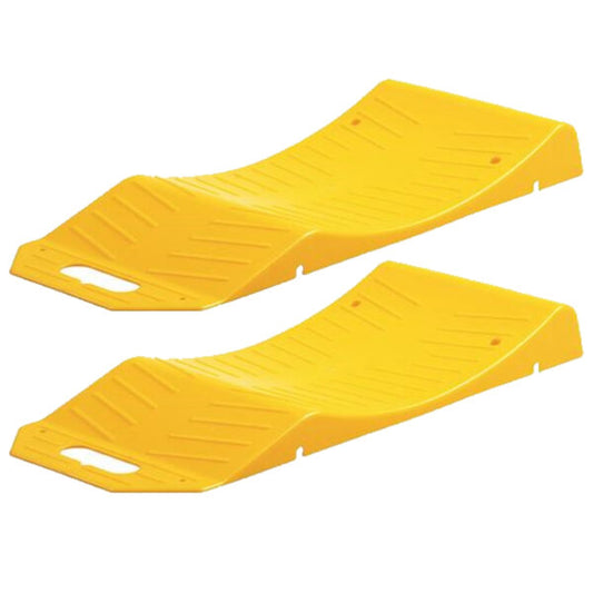 Tyre saver set for caravans and trailers to prevent flat spots and tyre damage during storage