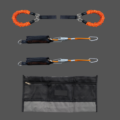 Caravan Awning Tie Down Kit with Soft Springs and Guy Ropes