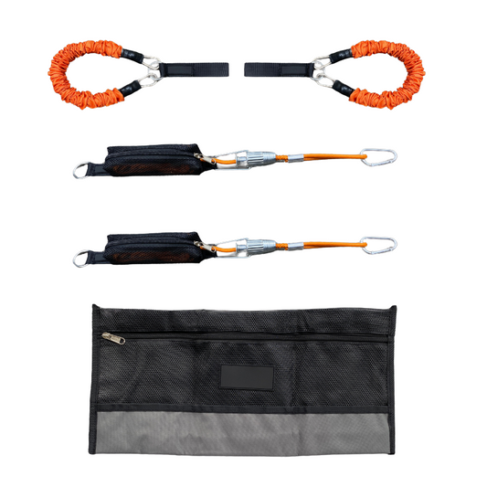 Caravan Awning Tie Down Kit with Soft Springs and Guy Ropes