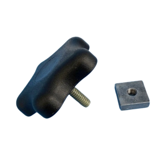 Knob and nut set to suit Dometic A&E awnings for securing awning arms