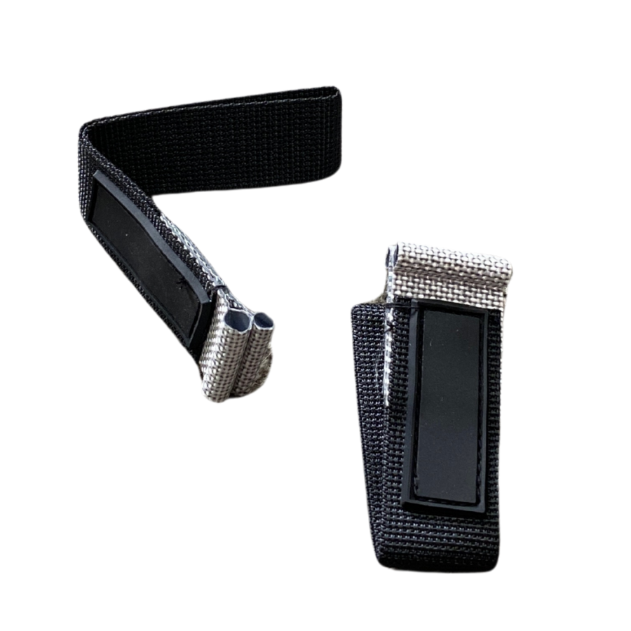 Awning tie down loop set with 6mm and 8mm sail track piping and heavy-duty loop for caravan awning stability