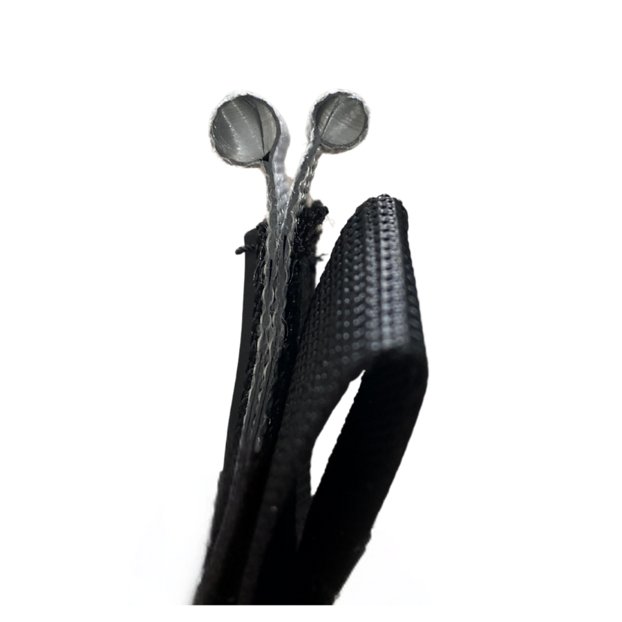 Awning tie down loop set with 6mm and 8mm sail track piping and heavy-duty loop for caravan awning stability