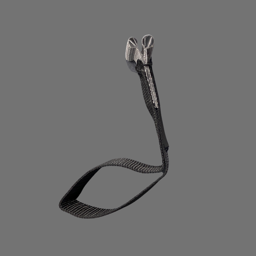 Awning tie down loop set with 6mm and 8mm sail track piping and heavy-duty loop for caravan awning stability
