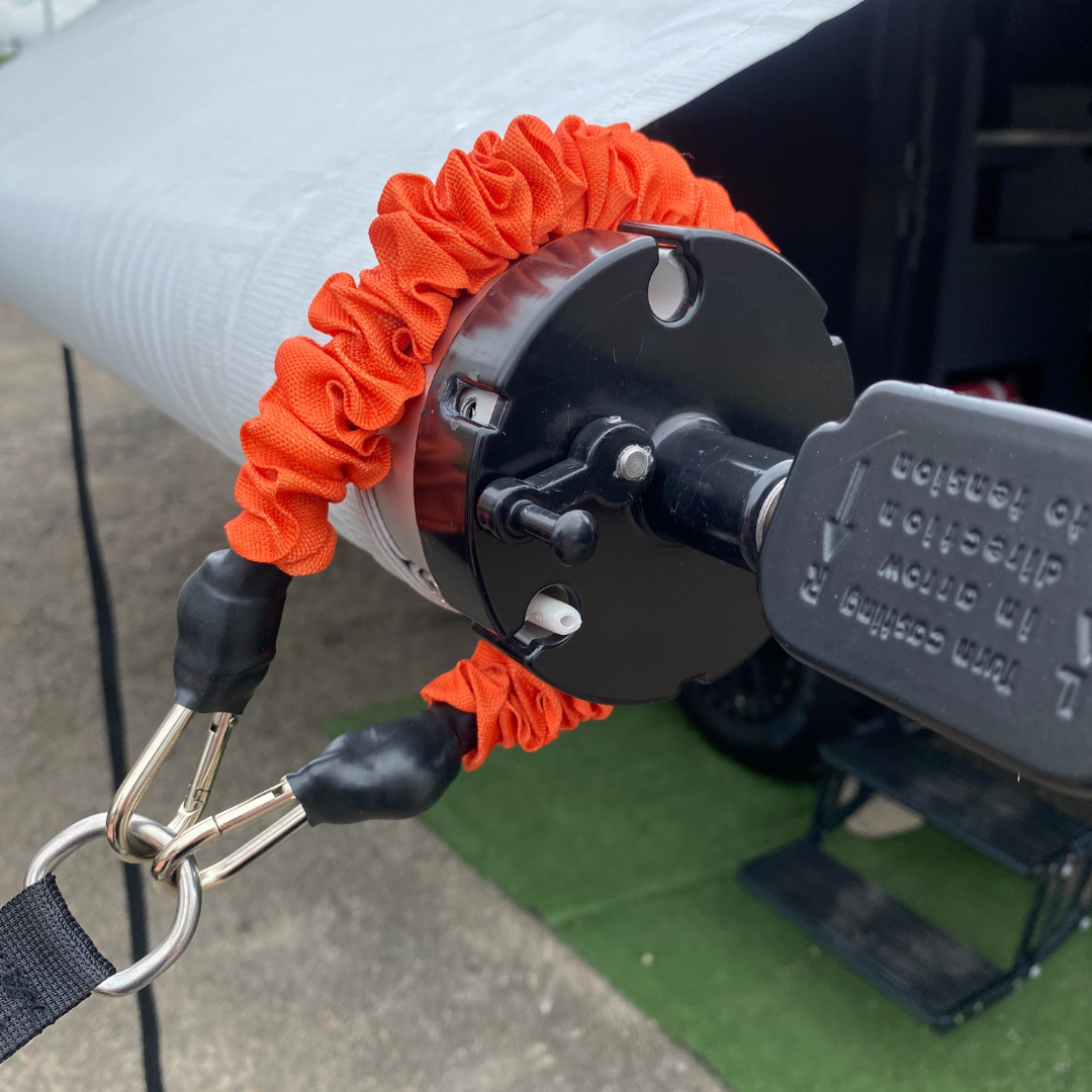 Caravan Awning Tie Down Kit with Soft Springs and Guy Ropes